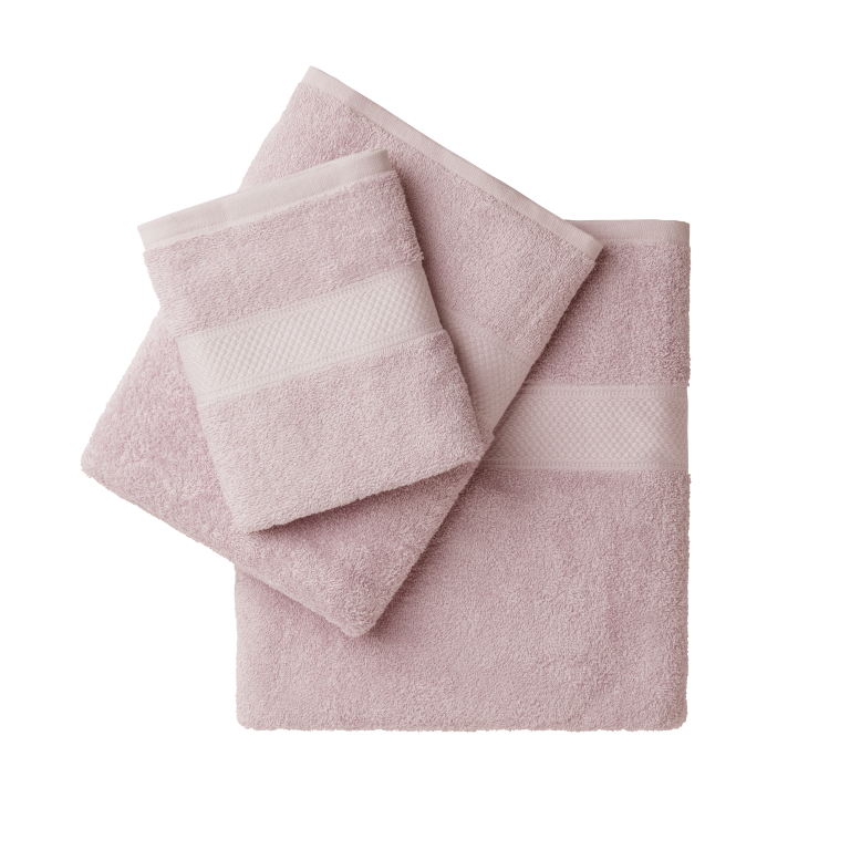 מגבת רחצה 100% כותנה, דגם קלאסיק - ורוד