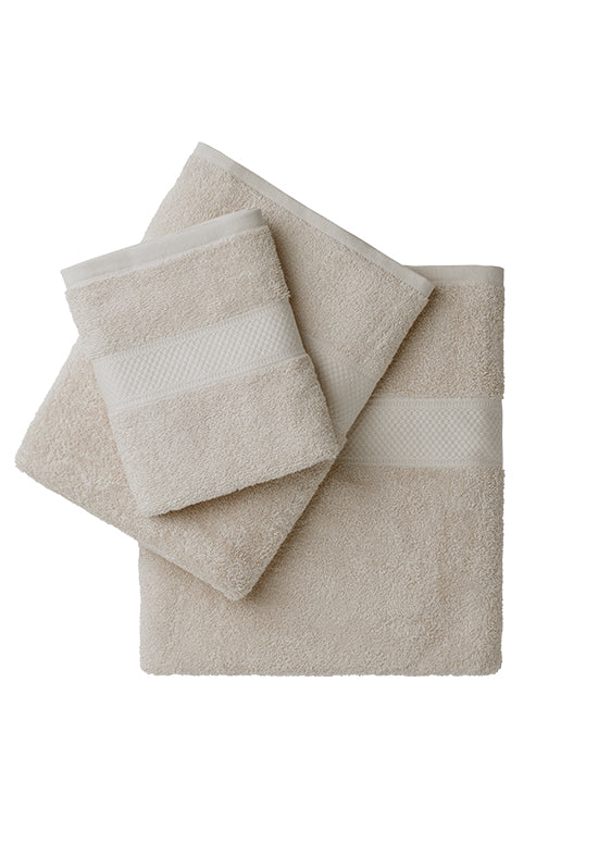 מגבת רחצה 100% כותנה, דגם קלאסיק - בז'