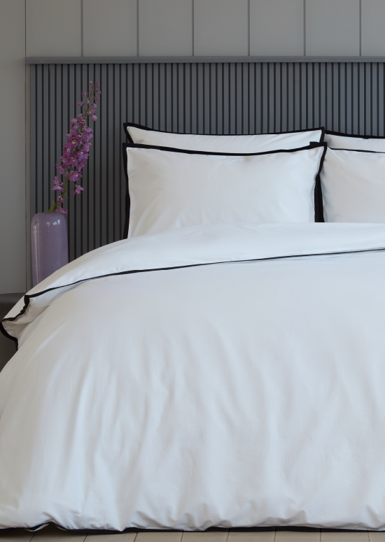 סט מצעי פרקל כותנה CHIC, מגנוליה - לבן