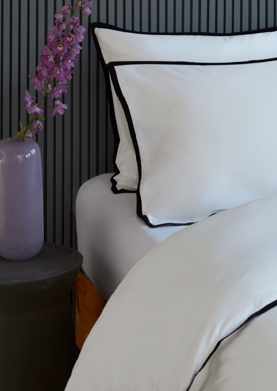 סט מצעי פרקל כותנה CHIC, מגנוליה - לבן