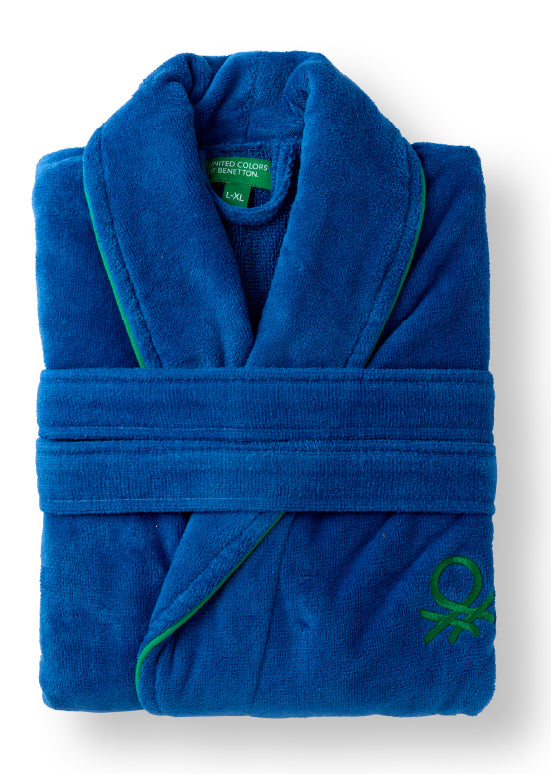 חלוקי רחצה מבוגרים בנטון ולור כחול