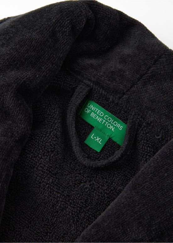 חלוקי רחצה מבוגרים בנטון ולור שחור