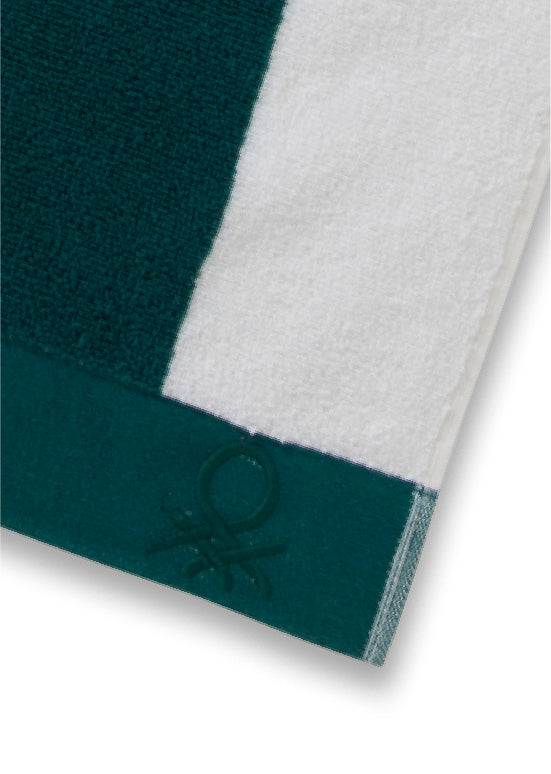 Benetton Stripes – מגבת פסים, ירוק