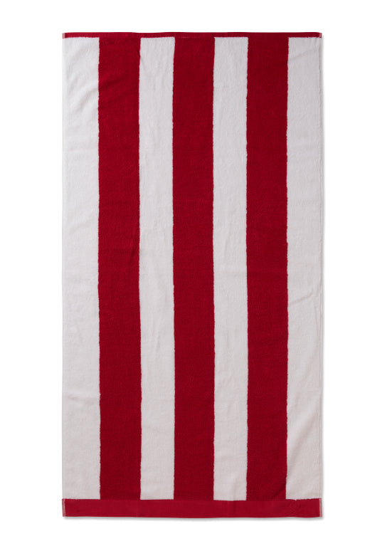 Benetton Stripes – מגבת פסים, אדום