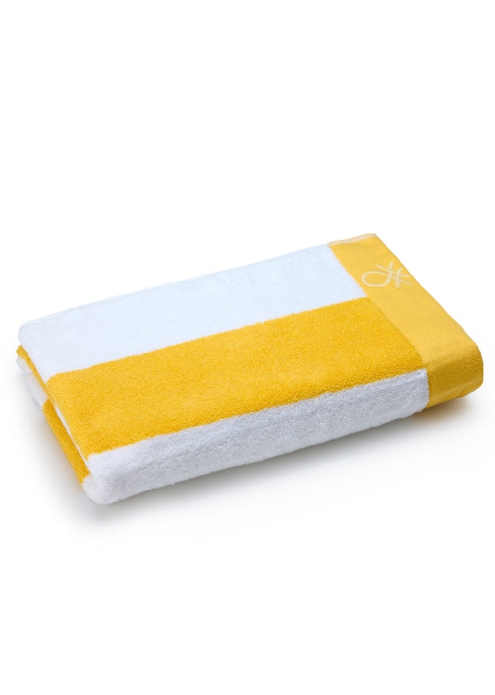 Benetton Stripes – מגבת פסים, צהוב