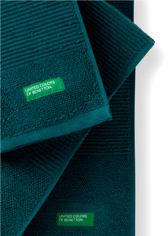 Benetton RIBS, מגבות כותנה פרימיום - ירוק