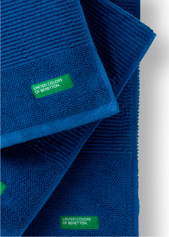 Benetton RIBS, מגבות כותנה פרימיום - כחול