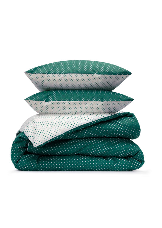 United Colors of Benetton , סט מצעים פולקה דוט - ירוק