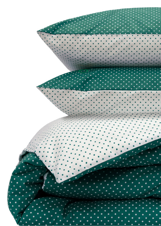 United Colors of Benetton , סט מצעים פולקה דוט - ירוק