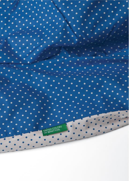 United Colors of Benetton , סט מצעים פולקה דוט - כחול