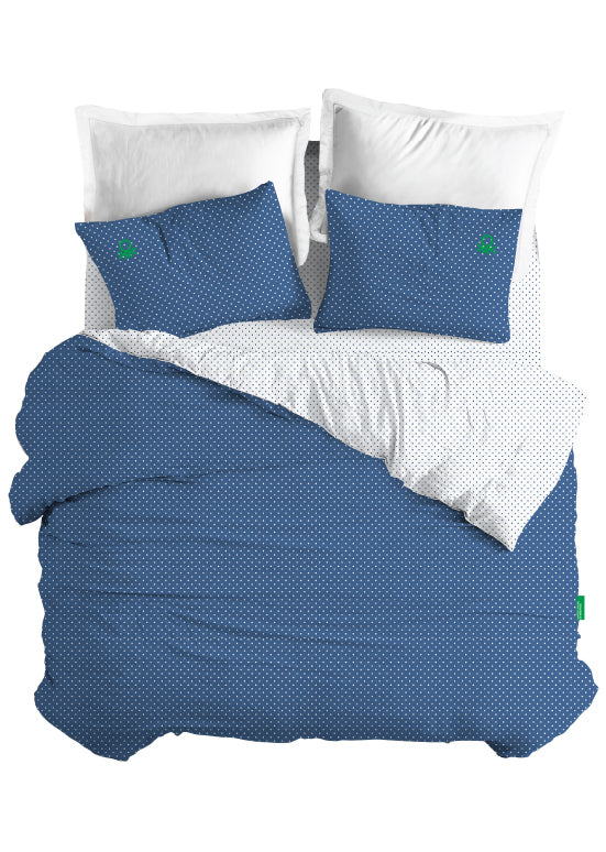 United Colors of Benetton , סט מצעים פולקה דוט - כחול