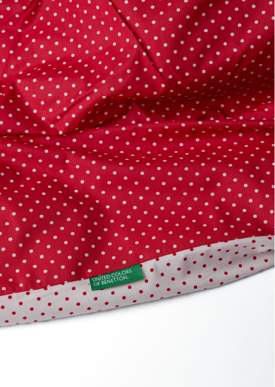 United Colors of Benetton , סט מצעים פולקה דוט - אדום