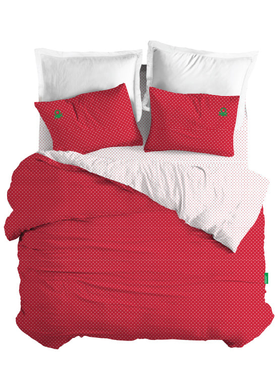 United Colors of Benetton , סט מצעים פולקה דוט - אדום