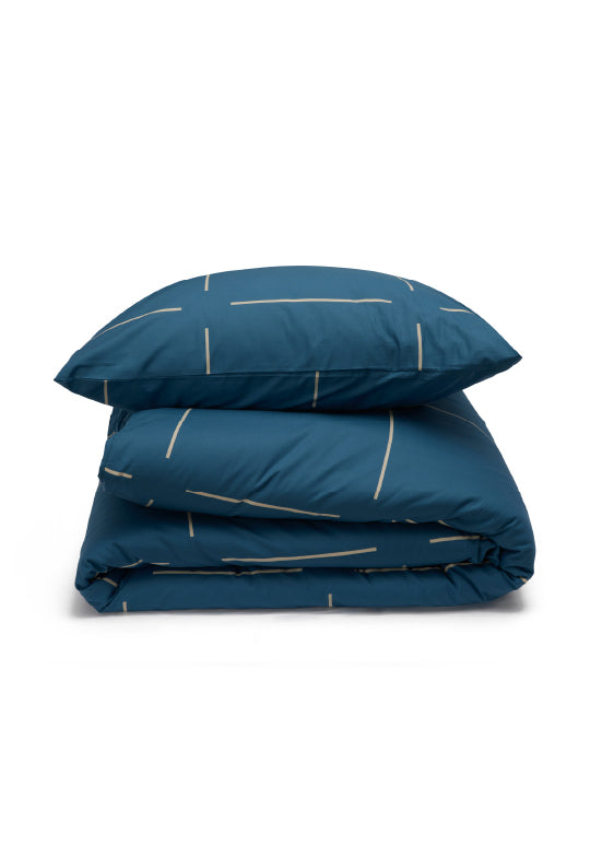 סט מצעי Benetton – ריבועים פטרול אבן