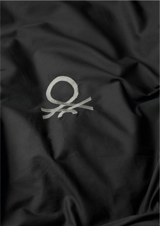 סט מצעים חלק,  Benetton  - שחור לבן