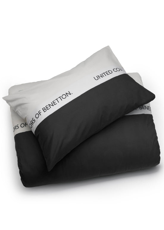 Exclusive Benetton , מצעים דו-צדדיים -שחור/לבן