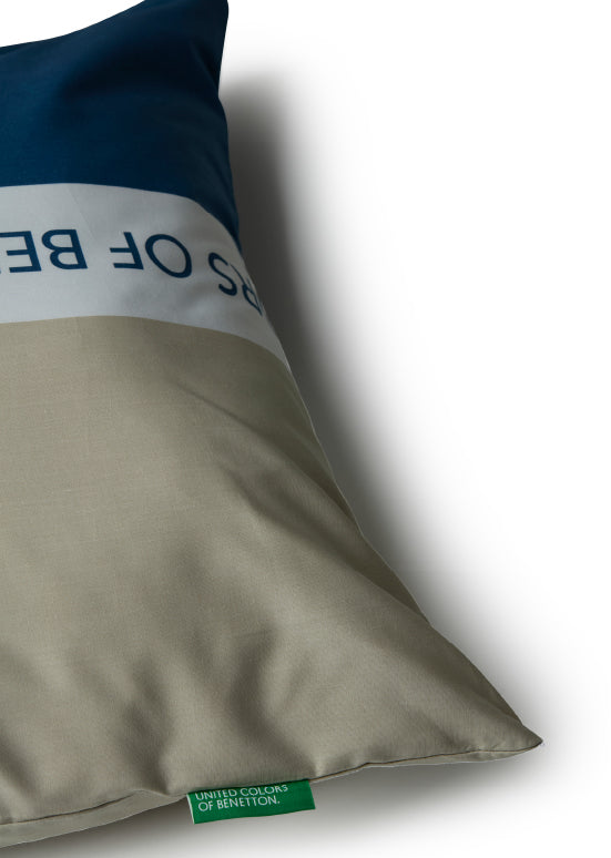 Exclusive Benetton , מצעים דו-צדדיים -פטרול/אבן