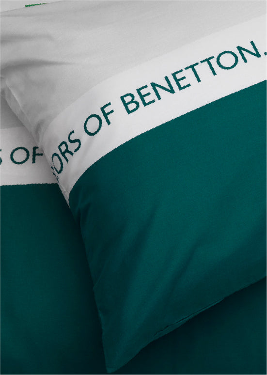 Exclusive Benetton , מצעים דו-צדדיים -ירוק/אפור