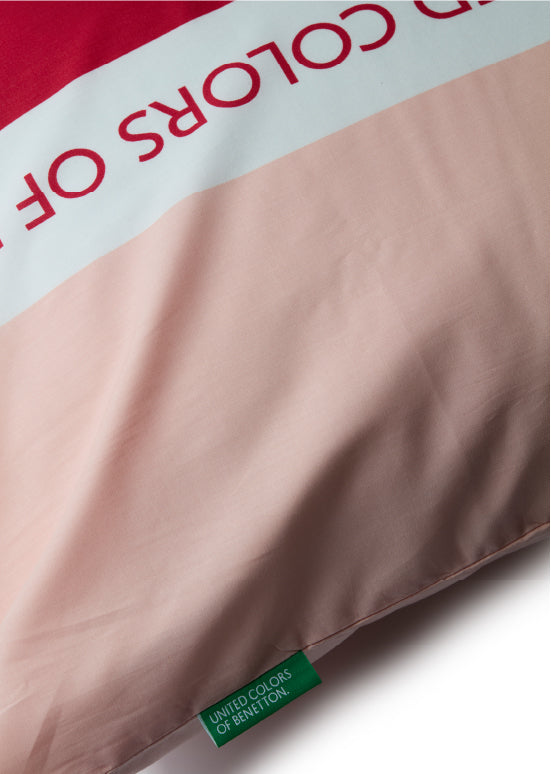 Exclusive Benetton , מצעים דו-צדדיים -אדום/ורוד