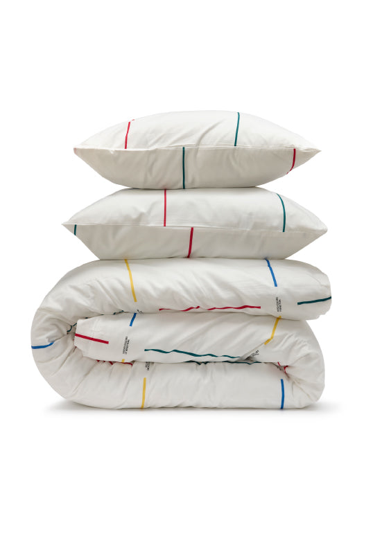 קולקציית MIX & MATCH של Benetton - ריבועים צבעוני - זוג ציפיות