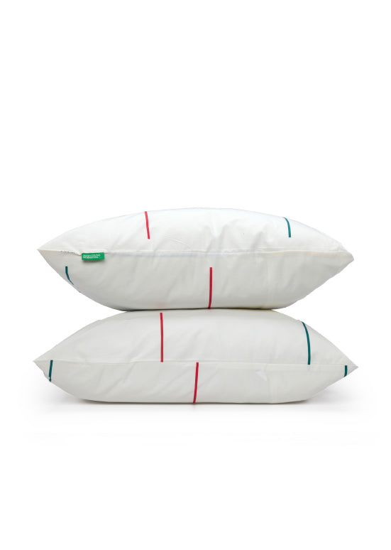 קולקציית MIX & MATCH של Benetton - ריבועים צבעוני - זוג ציפיות