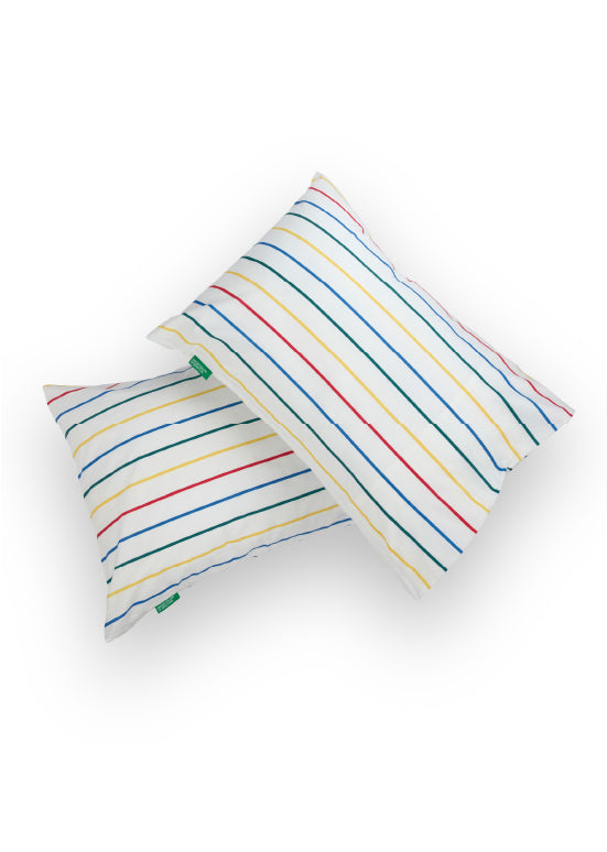 קולקציית MIX & MATCH של Benetton - פסים צבעוני - זוג ציפיות