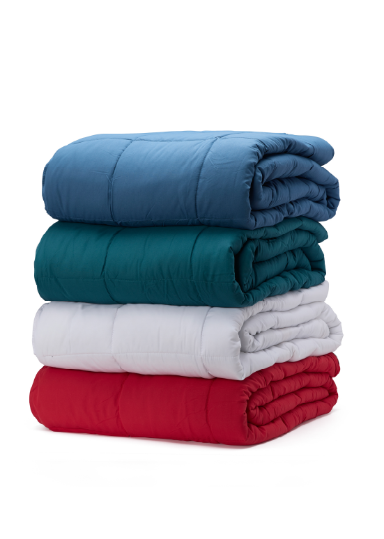 שמיכת מעבר דו־צדדית Benetton -  ירוק ואפור