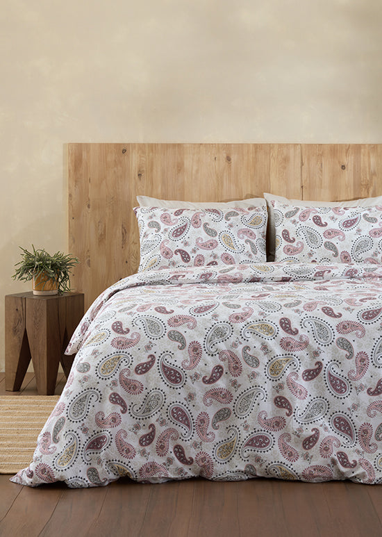 מצעי פרקל 100% כותנה, סקרלט EXCLUSIVE