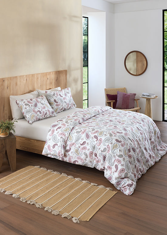 מצעי פרקל 100% כותנה, סקרלט EXCLUSIVE