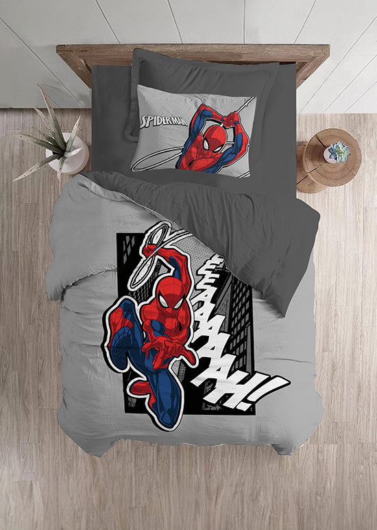 מצעי כותנה לילדים, ספיידרמן מזנק