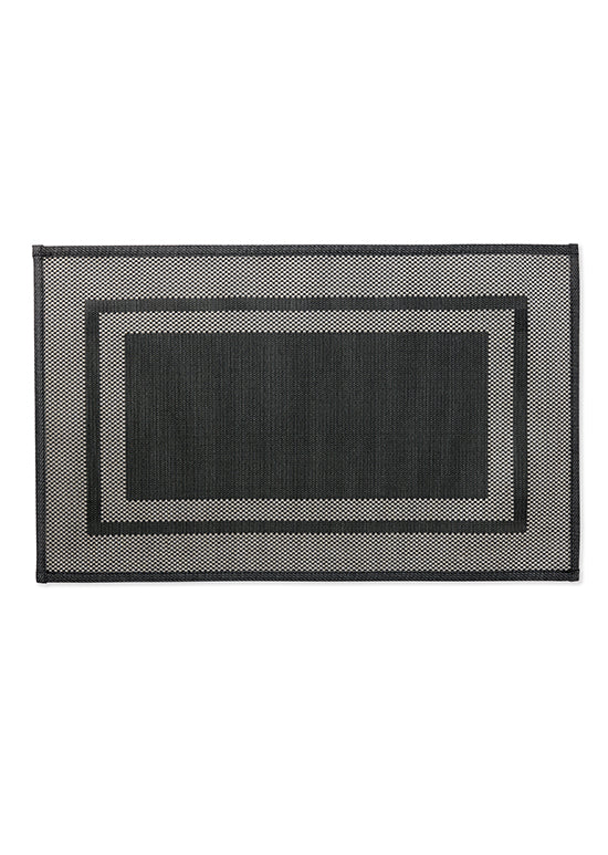 שטיח גומי למטבח - אפור כהה