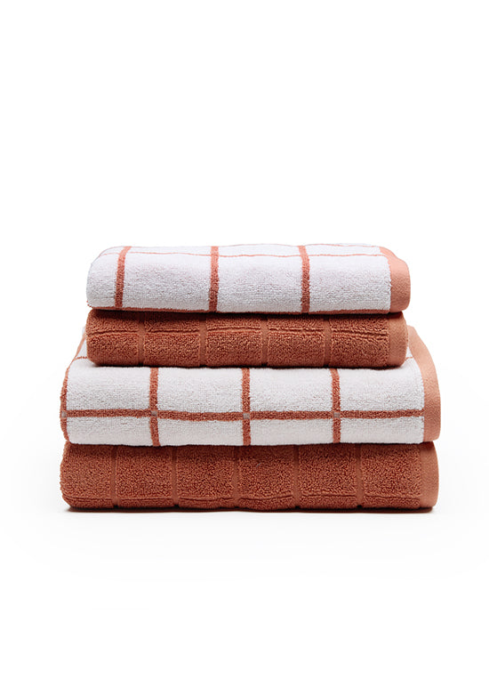 מארז מגבות רחצה, לונדון - כתום