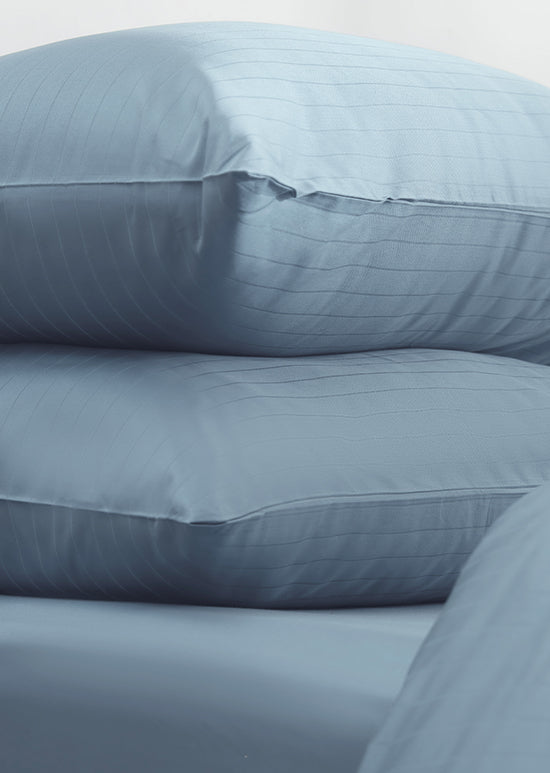 סט מצעי סאטן, אינפיניטי  - כחול