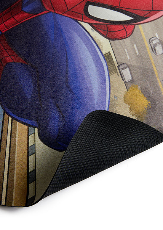 שטיחון רצפה, ספיידרמן בפעולה