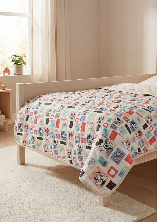 שמיכת קיץ ילדים - מיקי ומיני רוקדים