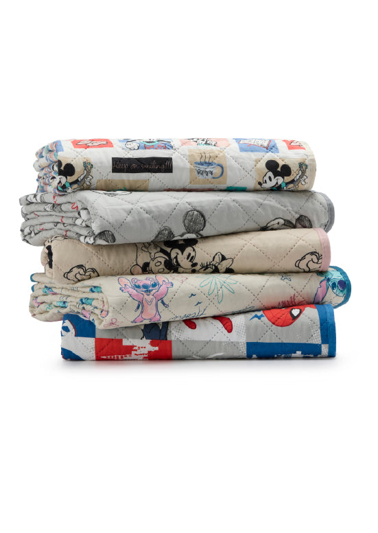 שמיכת קיץ ילדים - מיקי אפור