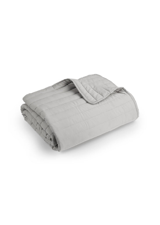 שמיכת קיץ איילנד - אפור בהיר