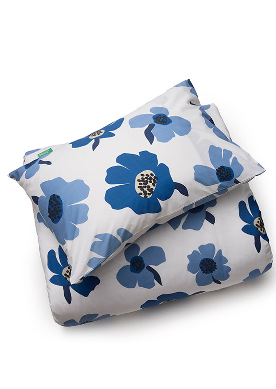 Benetton Botanic Collection סט כותנה בוטני - כחול