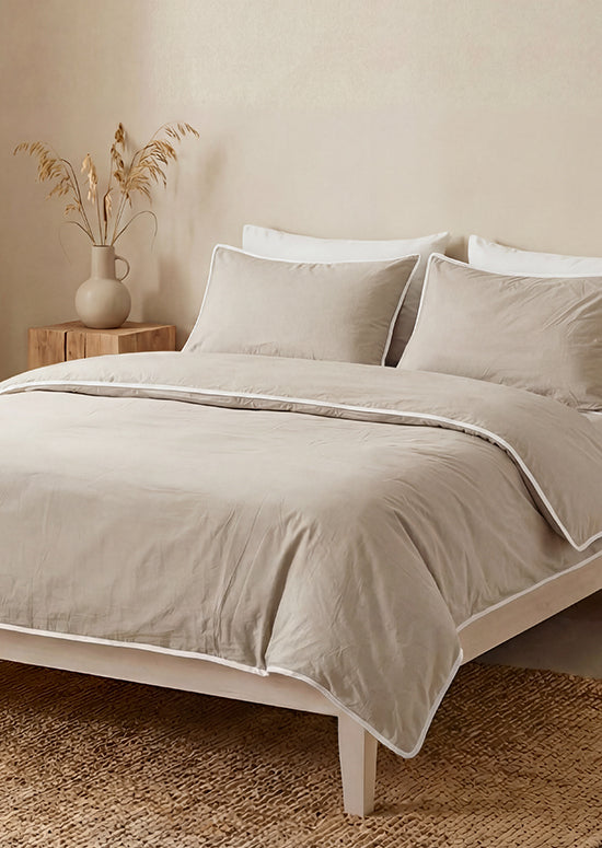 סט מצעי פרקל כותנה GALLER, עמנואל - אבן