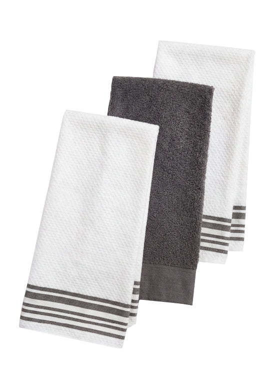מגבות מטבח עלמה אפור כהה