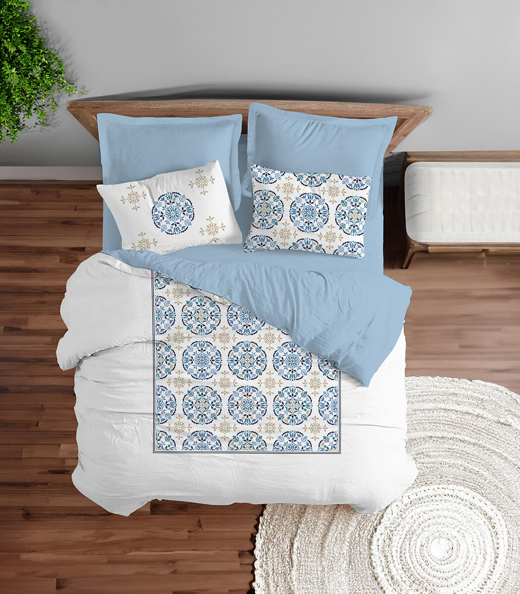 סט מצעי פרקל כותנה, אואזיס