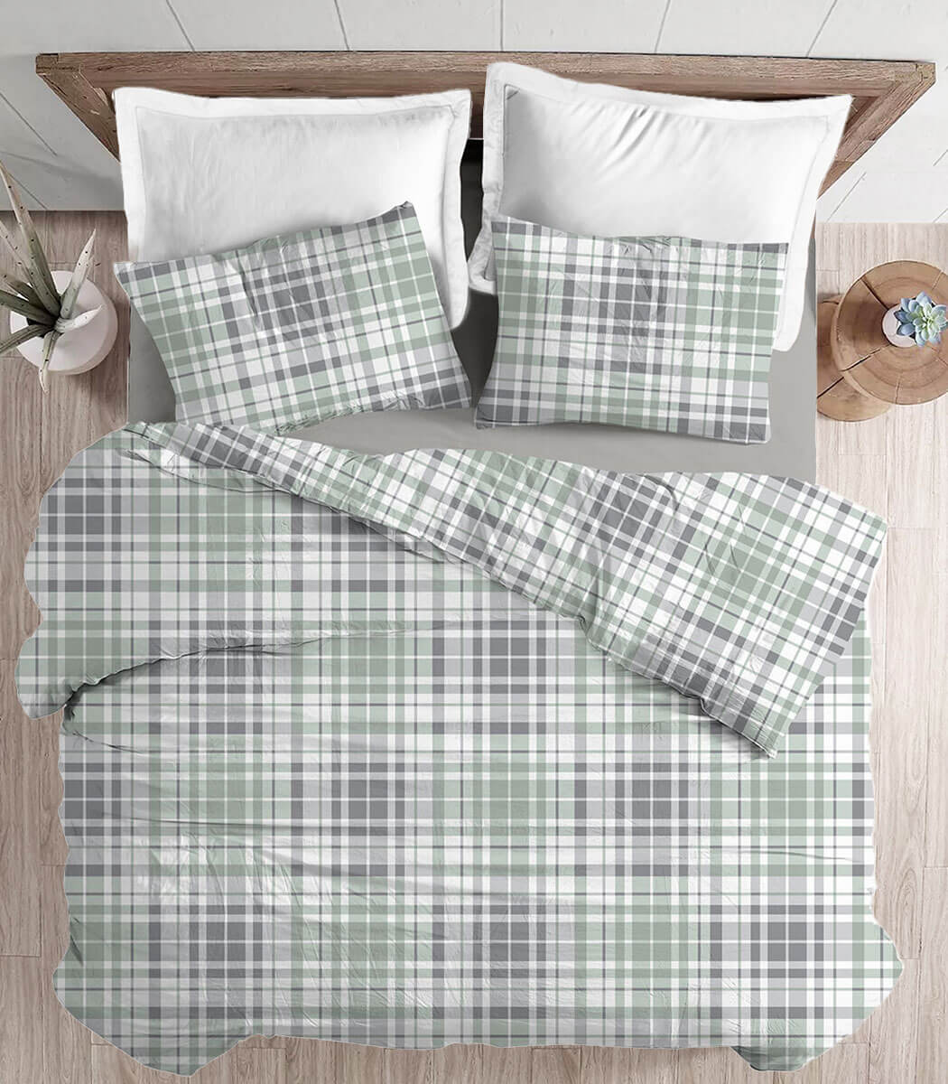 סט מצעי פלנל כותנה, דגם דביר