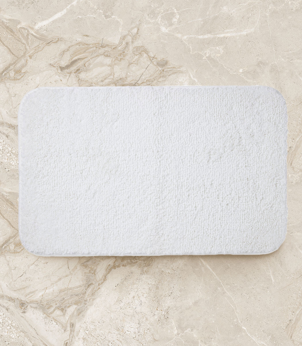 שטיחון אמבט, דגם אלון - לבן