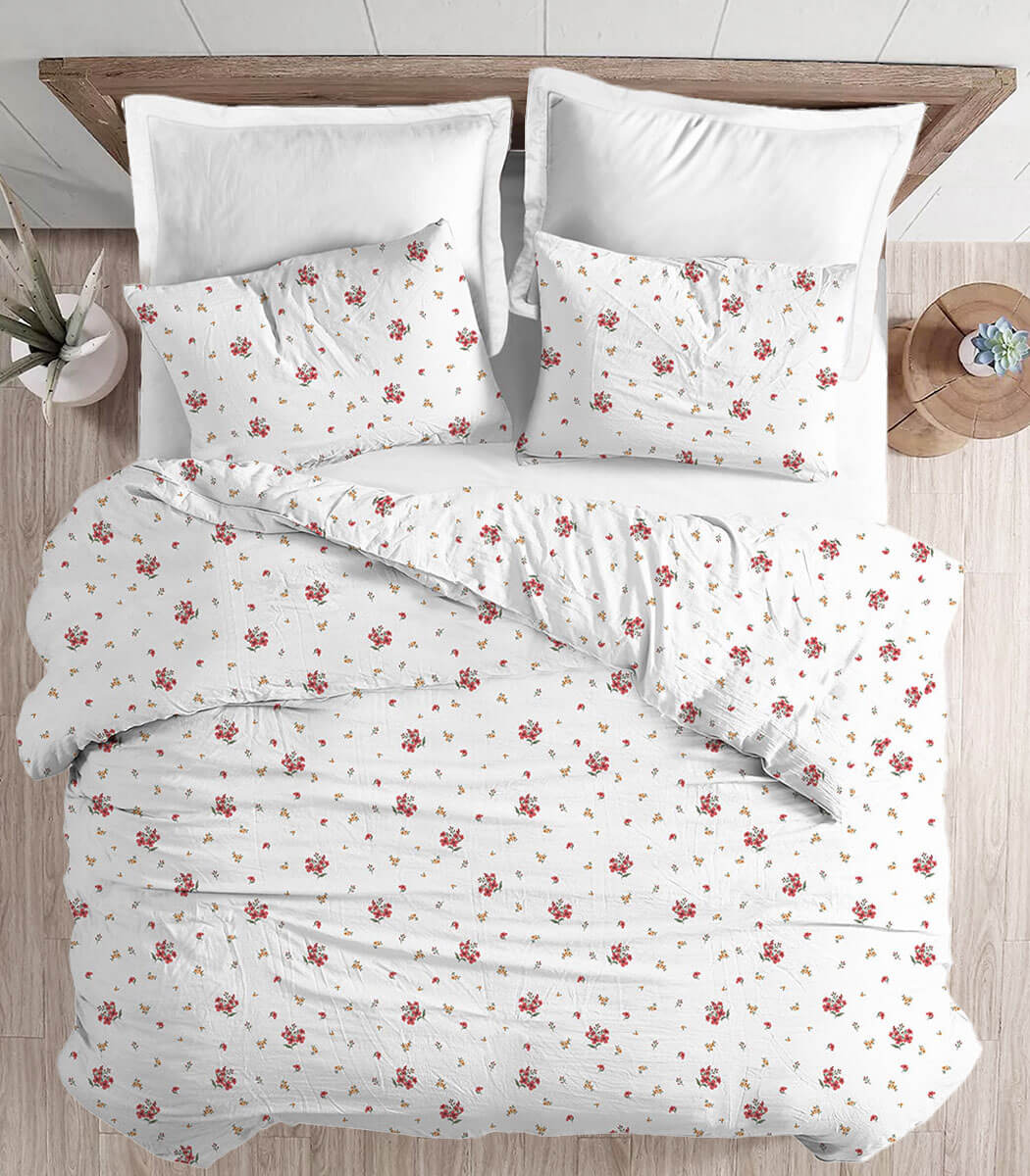 סט מצעי פלנל כותנה, דגם לירז