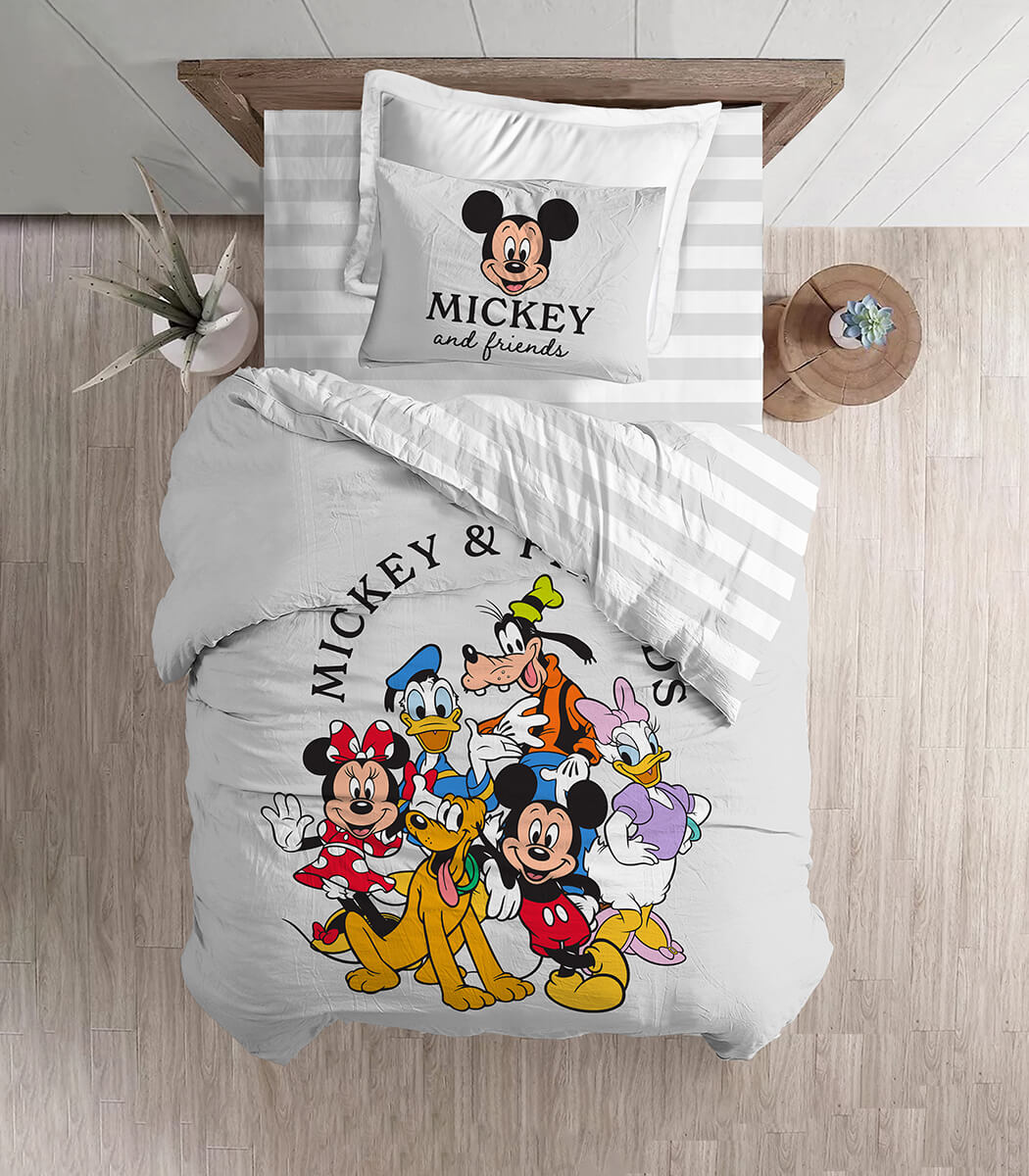 סט מצעי ילדים, מיקי והחבורה