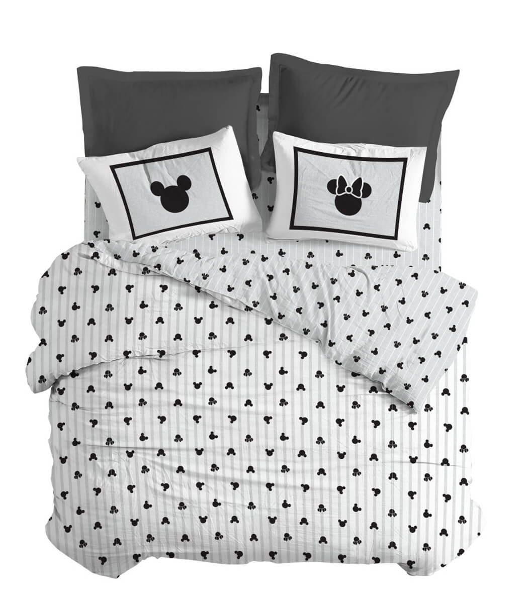 סט מצעי ג'רסי כותנה דיסני - מיקי & מיני