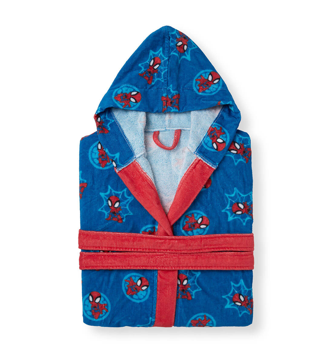 חלוק רחצה לילדים, ספיידרמן  -כחול אדום