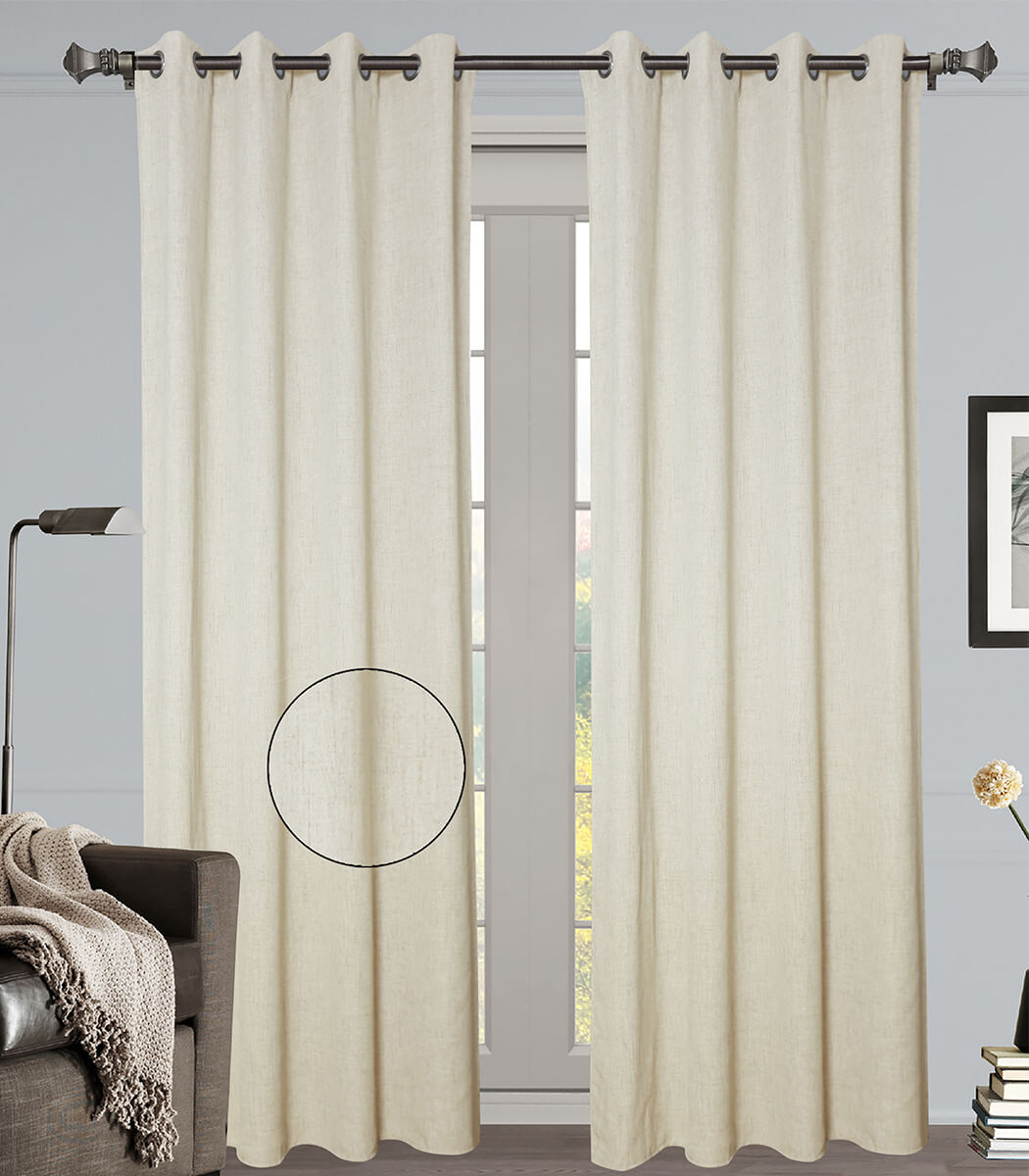 וילון בד, דגם עומר -  אבן