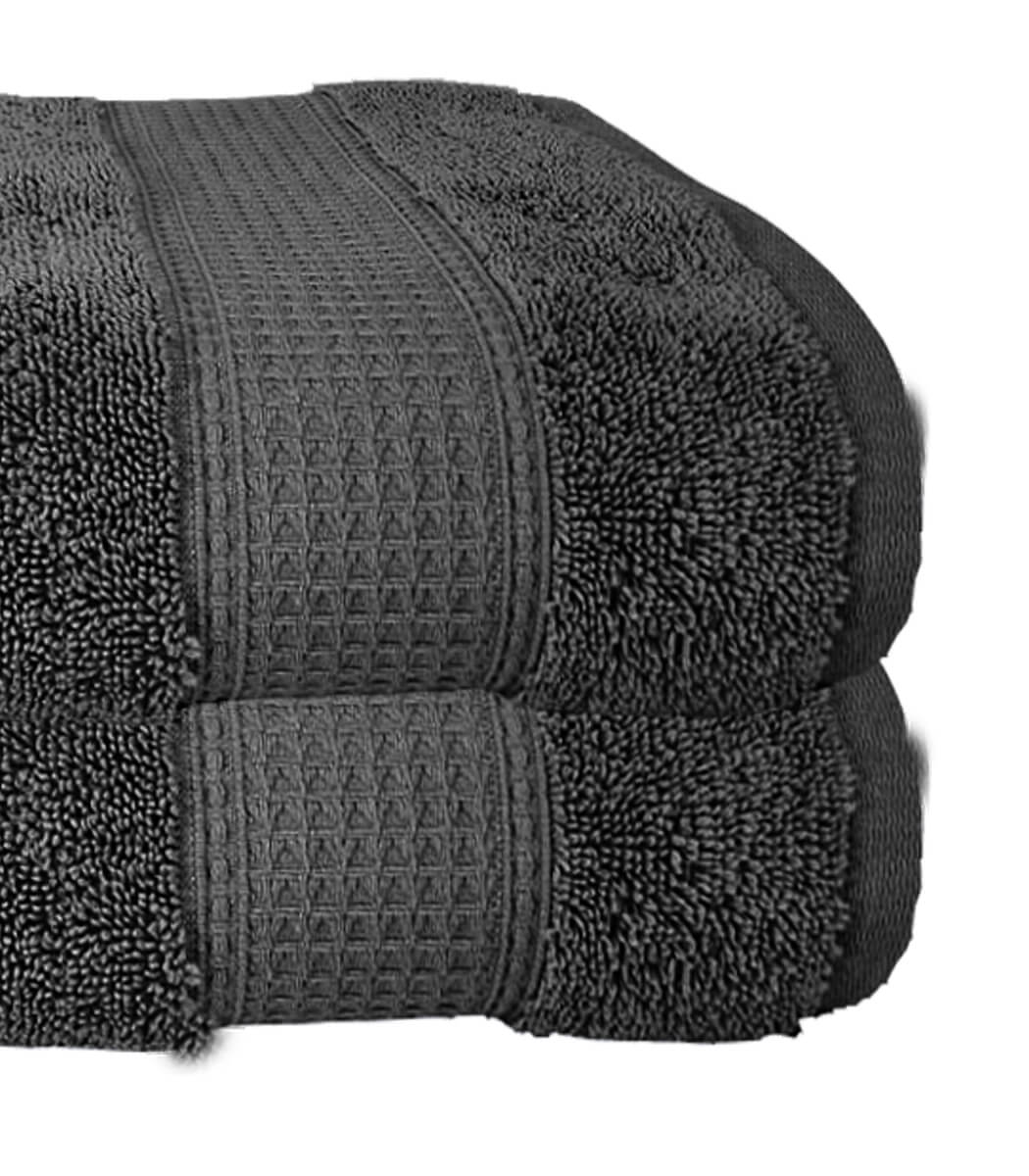 מגבת רחצה , דגם הרמוני - אפור כהה